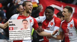 ZNÁMKOVÁNÍ Slavie: Bořil nejlepší na hřišti, blýskl se střídající Stoch