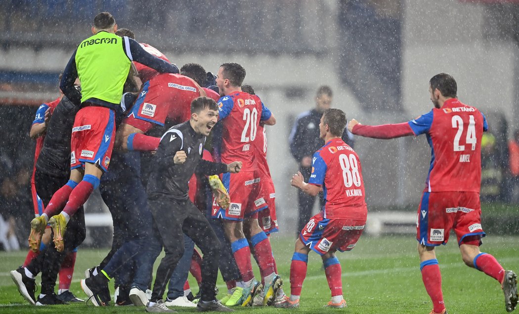 Plzeň slaví cennou výhru nad Slavií