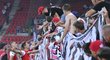 Diskuze slávistických fotbalistů a fanoušků po zápase s Olomoucí
