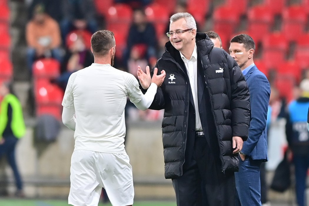 Šéf Slavie Jaroslav Tvrdík před 304. derby pražských „S“