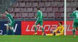 Tomáš Necid se raduje z rychlého gólu do sítě Sparty