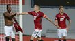Guélor Kanga slavil gól proti Dukle vstřeleným gólem, kvůli tomuto gestu tak přijde o příští utkání na hřišti Baníku Ostrava