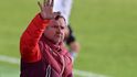 Trenér Sparty Pavel Vrba během utkání s Karvinou