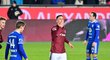 Martin Minčev slaví svou trefu na 3:1 proti Mladé Boleslavi