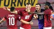Sparťanští fotbalisté se radují z důležité výhry 2:0 v úvodním kole nad nováčkem z Opavy