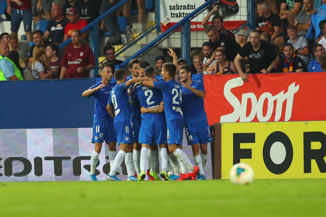 Liberec udeřil v závěru prvního poločasu