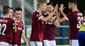 SESTŘIH: Zlín - Sparta 2:5. Přestřelka pro hosty, trefil se Panák i Minčev