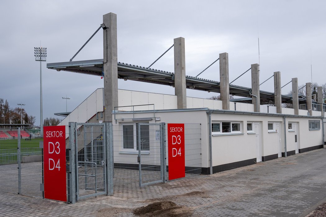 Nový Letní stadion fotbalových Pardubic