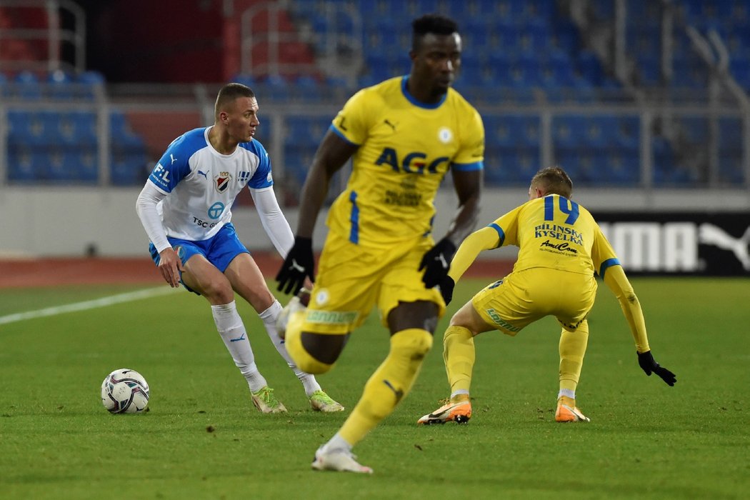 Fotbalisté Teplic zvítězili v Ostravě nad Baníkem 4:2