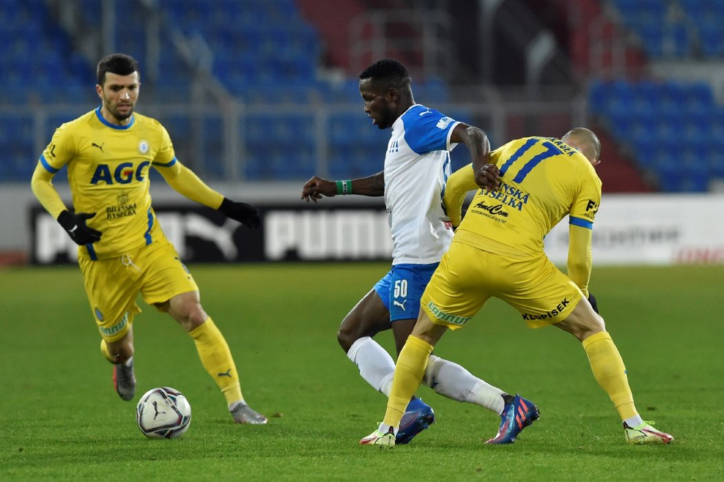 Fotbalisté Teplic zvítězili v Ostravě nad Baníkem 4:2