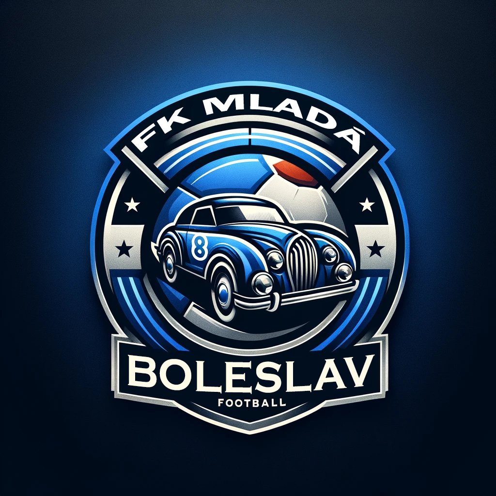 Umělou inteligencí vytvořené logo Mladé Boleslavi