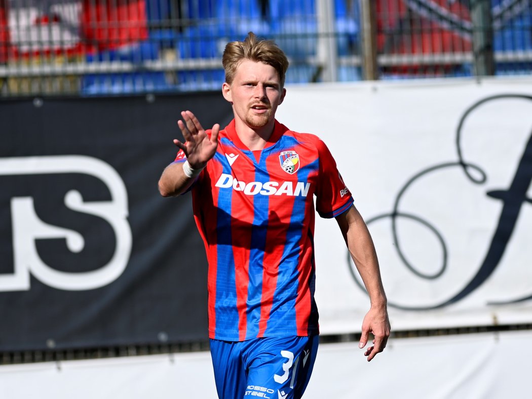 Pavel Šulc se raduje z gólu