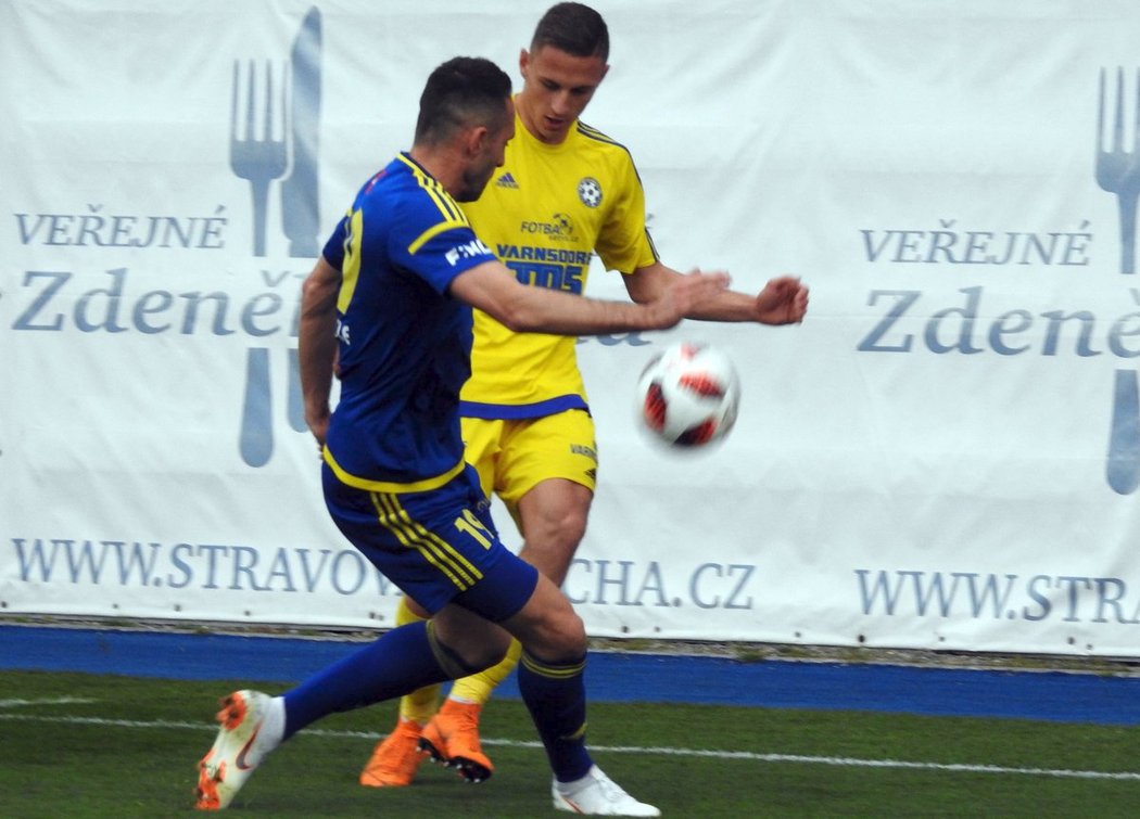 Fotbalisté Jihlavy zdolali v předehrávce 21. kola FORTUNA:NÁRODNÍ LIGY Varnsdorf 3:1