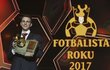 Vladimír Darida porazil Petra Čecha a stal se Fotbalistou roku 2017