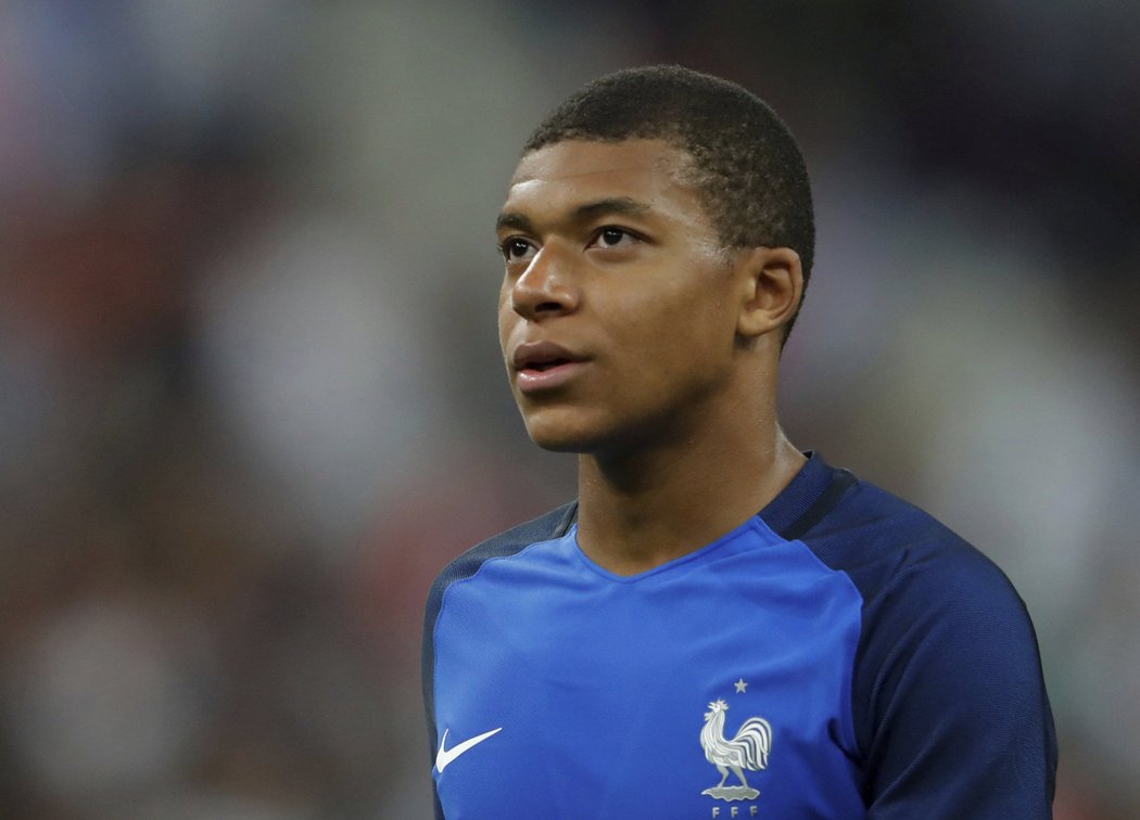 Nadějný útočník Francie a Monaka Kylian Mbappé