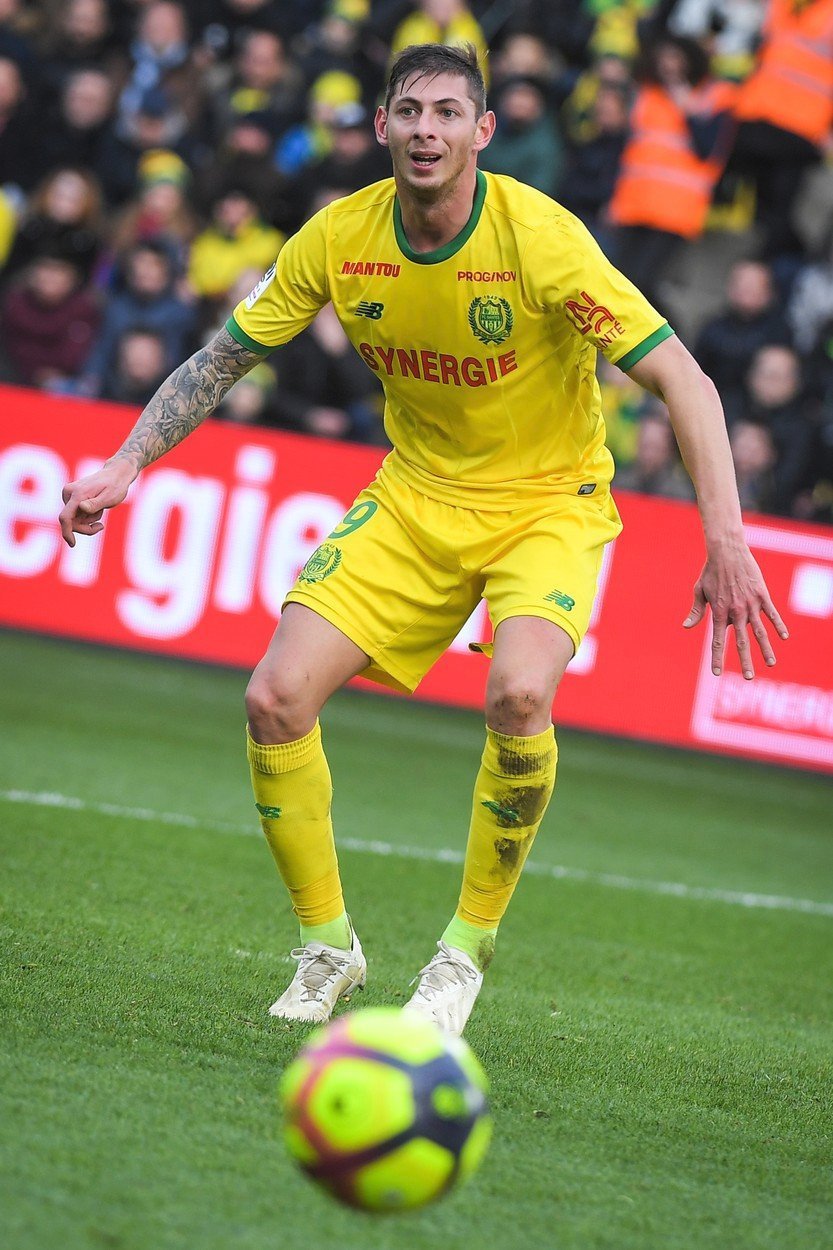 Emiliano Sala hrál za Nantes od roku 2015, v aktuální sezoně nasázel 12 z 26 gólů