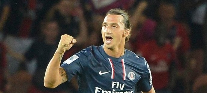 Švédský kanonýr Zlatan Ibrahimovic zazářil při svém debutu v dresu PSG