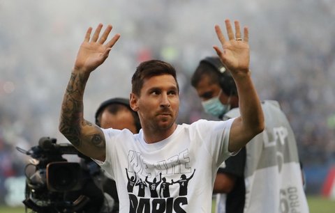 Lionel Messi se ukázal fanouškům