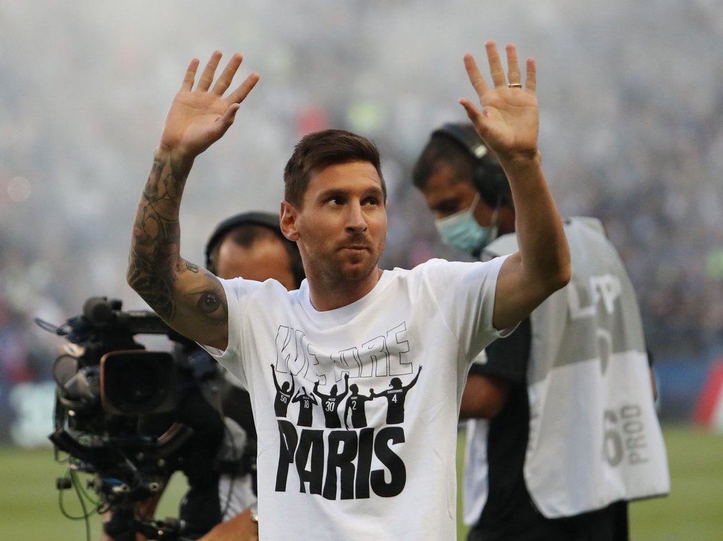 Lionel Messi se ukázal fanouškům
