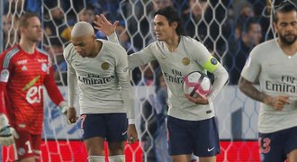 PSG podruhé v řadě ztratilo. Lyon přišel o neporazitelnost