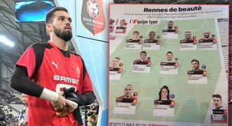 Koubek po boku Neymara! Po debutu za Rennes je v sestavě kola