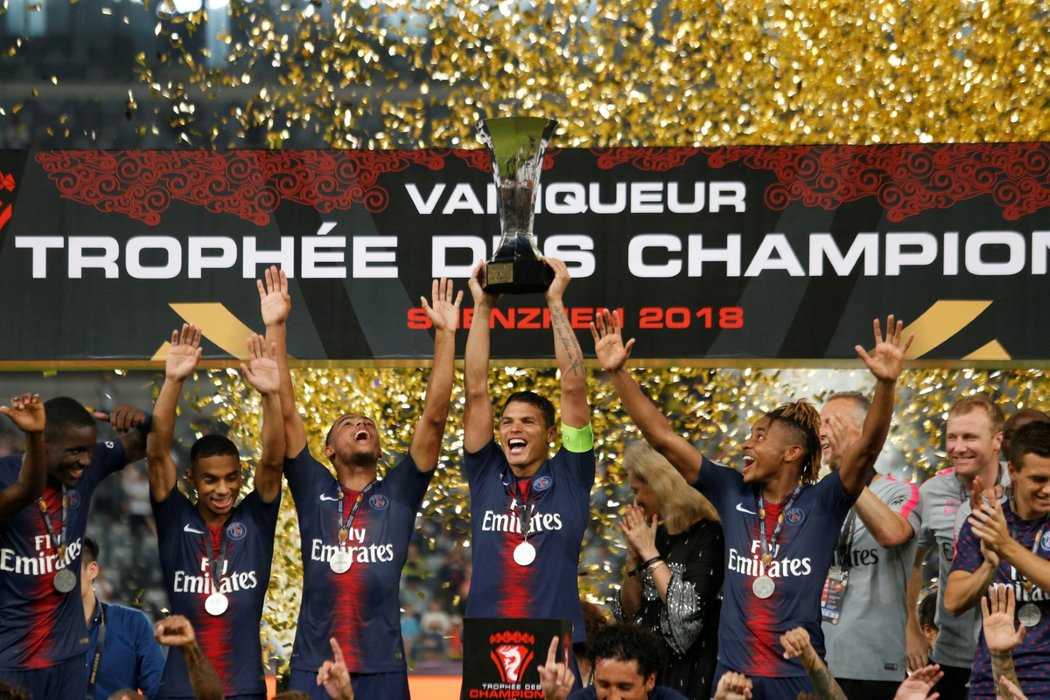 Paris Saint-Germain má první trofej v letošní sezoně, v Číně vyhráli francouzský Superpohár