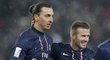 Zlatan Ibrahimovic a David Beckham táhnou PSG za úspěchem