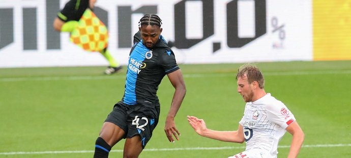 Ruben Droehnle odehrál za Lille přátelák proti Bruggám