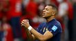 Kylian Mbappé během utkání s Marokem