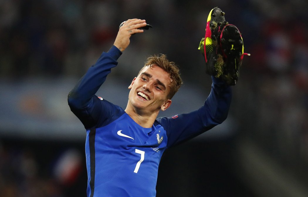 Nejlepší střelec mistrovství Evropy, francouzský útočník Antoine Griezmann 