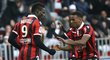 Mario Balotelli (vlevo) se rozstřílel v dresu francouzského Nice