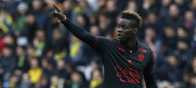 Mario Balotelli v dresu francouzského Nice