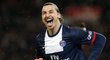 Zlatan Ibrahimovic se raduje z gólu v zápase proti Bordeaux