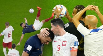 Francie - Polsko: Rekordy, řetízky bez trestu i překrásný gól, který nebyl