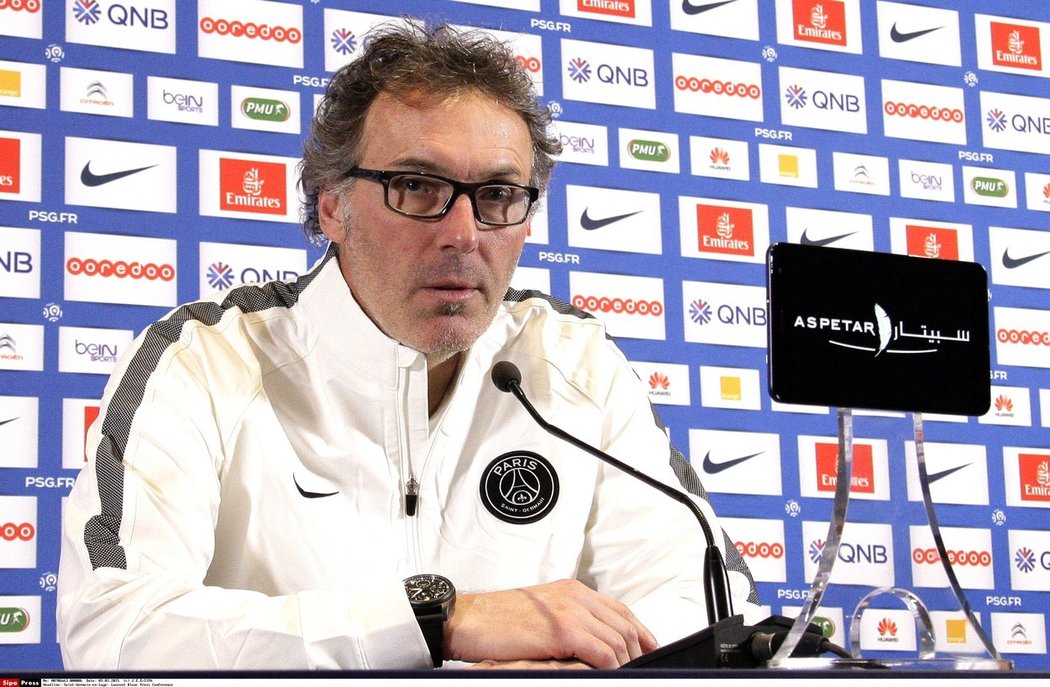 Trenér PSG Laurent Blanc