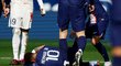 V utkání PSG proti Lille se zranil domácí útočník Neymar