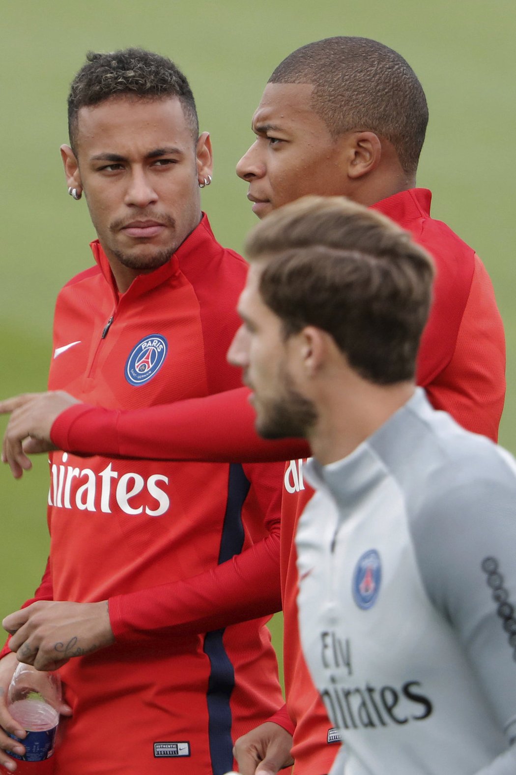 Kylian Mbappé a Neymar se poprvé potkali na tréninku a byli v dobrém rozmaru