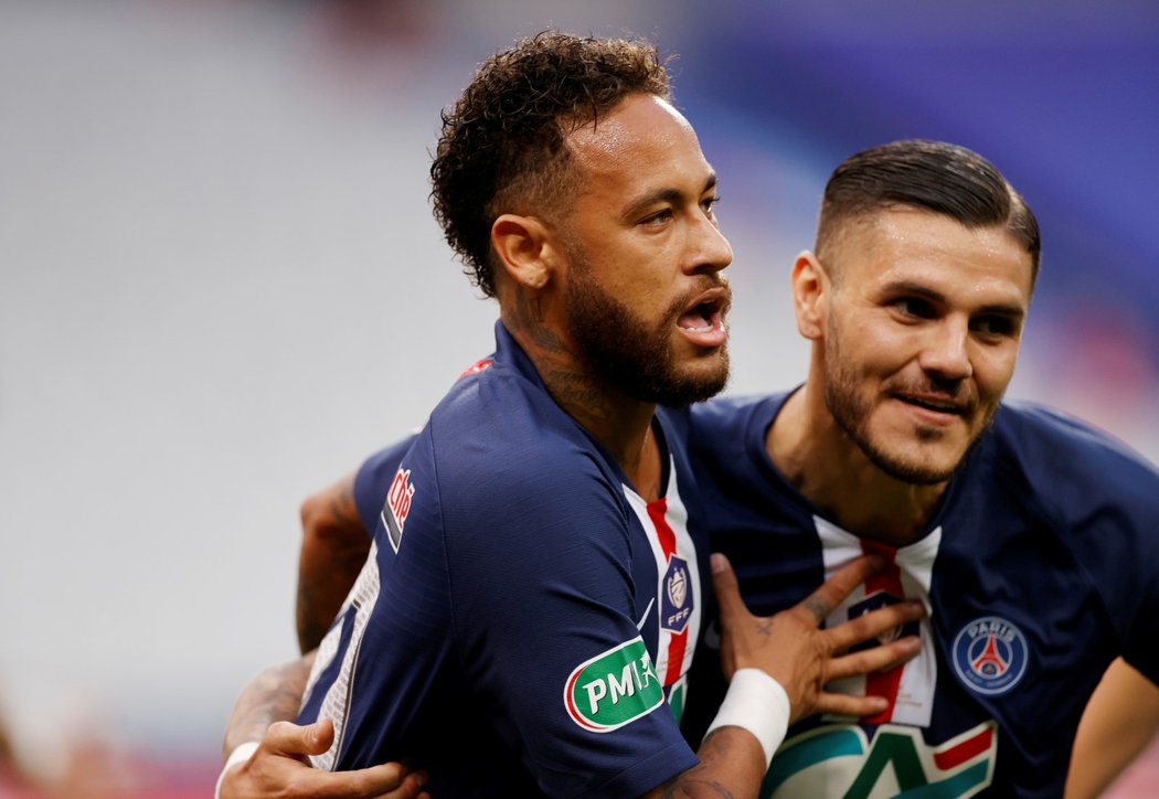 Fotbalisté Paris Saint-Germain vyhráli potřinácté Francouzský pohár. Finále se St. Etienne rozhodl Neymar