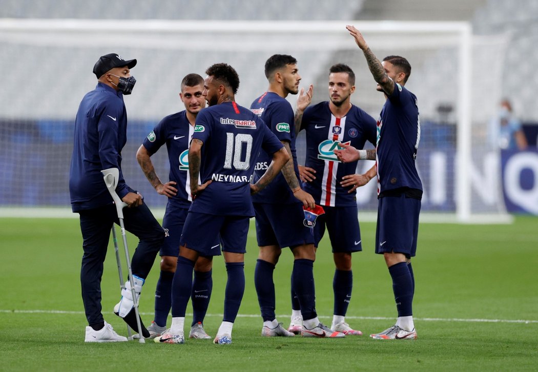 Fotbalisté Paris Saint-Germain vyhráli potřinácté Francouzský pohár. Finále se St. Etienne rozhodl Neymar