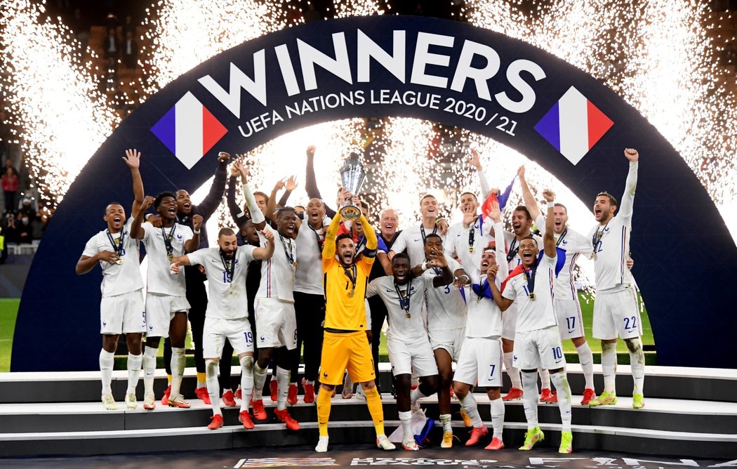 Fotbalisté Francie slaví triumf v Lize národů