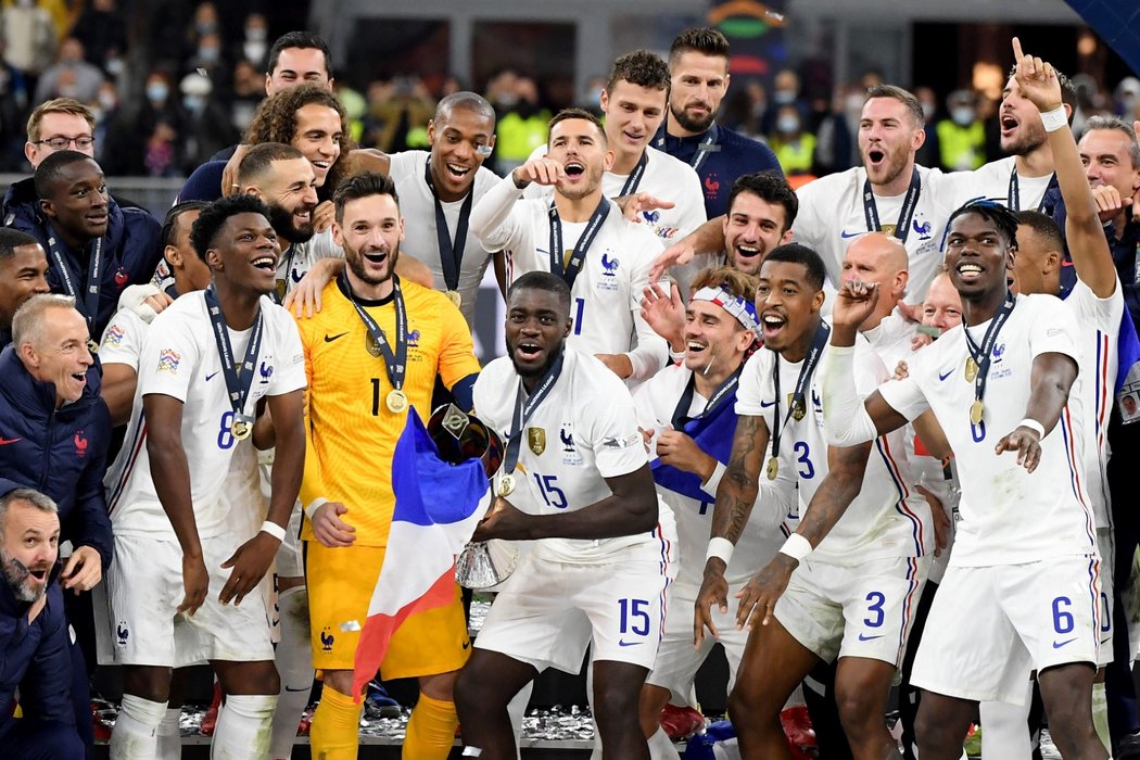 Fotbalisté Francie slaví triumf v Lize národů