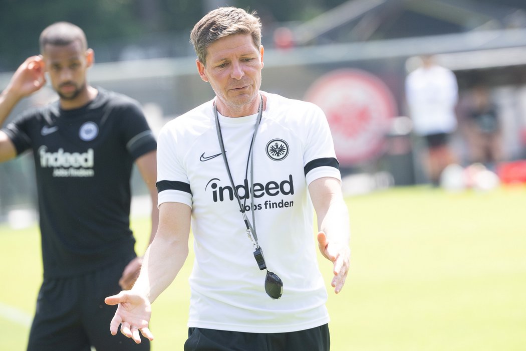 Trenér Eintrachtu Frankfurt Oliver Glasner