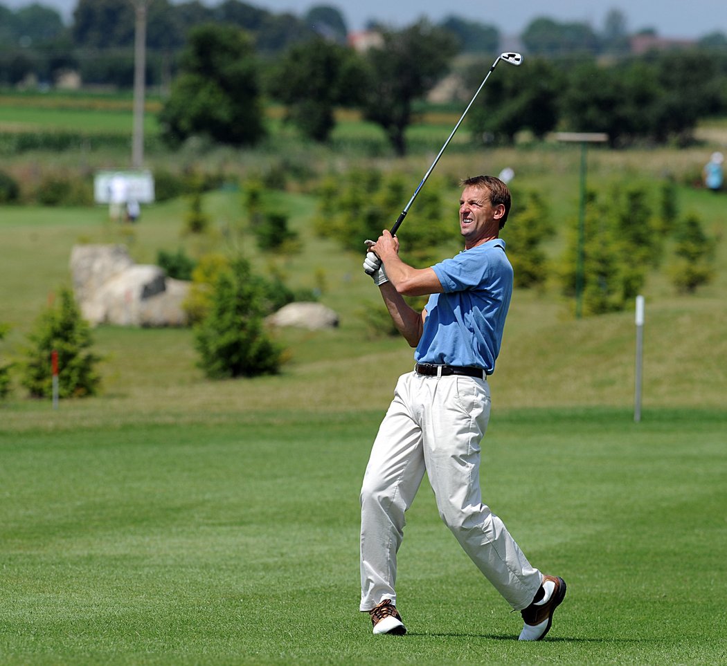 2009. Straka na golfovém Gambrinus Liga Open.