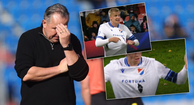 Baník přišel o kapitána kvůli roztrženému dresu. Galásek: Zklamání, oslabilo nás to Baník přišel o kapitána kvůli roztrženému dresu. Galásek: Zklamání, oslabilo nás to