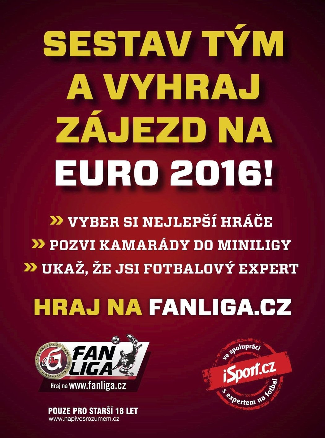 V nové sezoně Gambrinus Fanligy se hraje o zájezd na EURO 2016