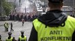 Antikonfliktní tým konfliktům fanoušků Slavie s policií nezabránil