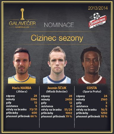 Nominace: Cizinec sezony