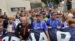 Fanoušci Sigmy Olomouc podpořili pochodem svůj klub