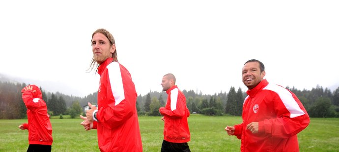 Aleš Neuwirth (vlevo) a Pavel Horváth ještě trénovali spolu s Plzní, Neuwirth ale odejde do Mladé Boleslavi