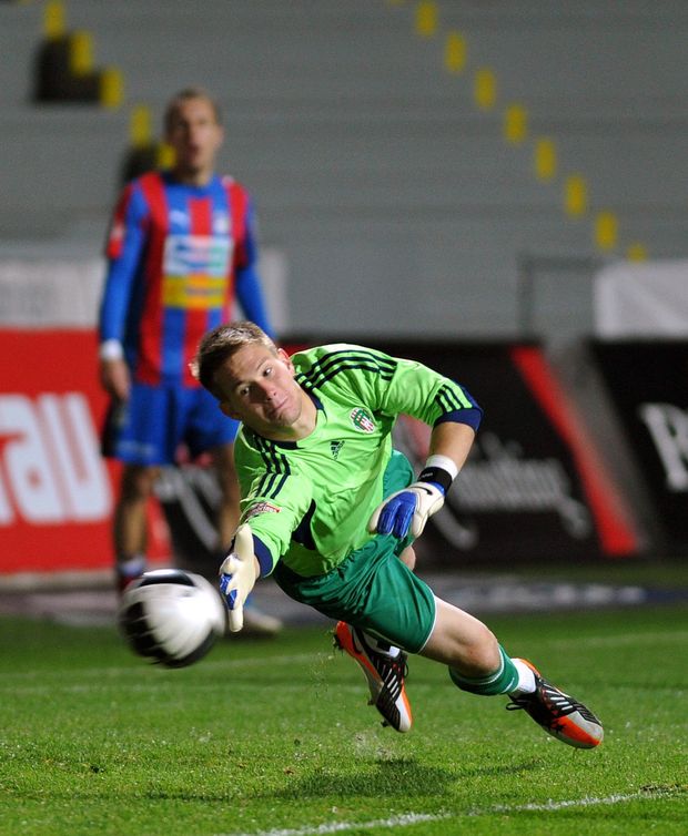 Tomáš Vaclík v dresu Žižkova v ligové sezoně 2011/12 Tomáš Vaclík v dresu Žižkova v ligové sezoně 2011/12
